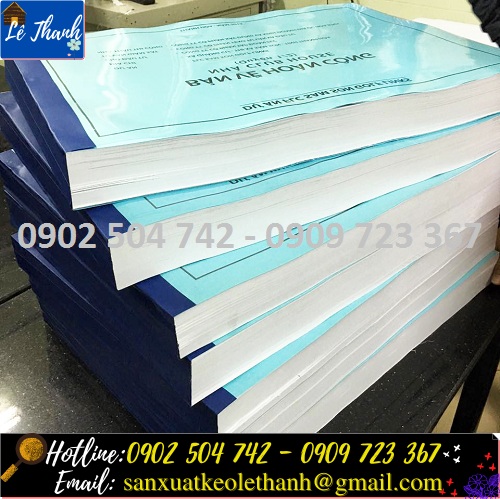 Đóng gáy bìa bằng băng keo simili Đóng gáy bìa bằng băng keo simili