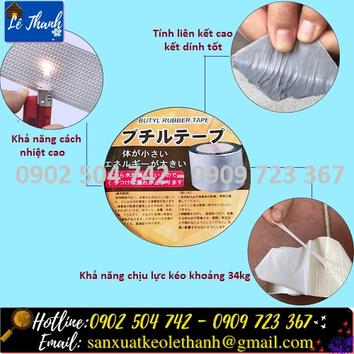 Khả năng đặc biệt của băng keo chống thấm dột waterproof Khả năng đặc biệt của băng keo chống thấm dột waterproof