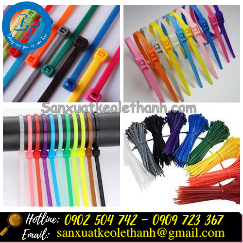 Lạt nhựa nhiều màu: xanh, đỏ, tím, vàng Lạt nhựa nhiều màu: xanh, đỏ, tím, vàng