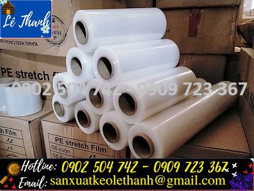 Màng bọc pallet PE trắng Màng bọc pallet PE trắng