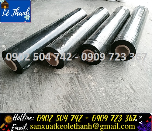 Màng bọc pallet PE đen Màng bọc pallet PE đen