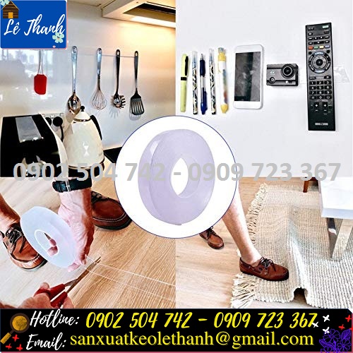 Ứng dụng băng dính hai mặt trong suốt trong thực tiễn Ứng dụng băng dính hai mặt trong suốt trong thực tiễn