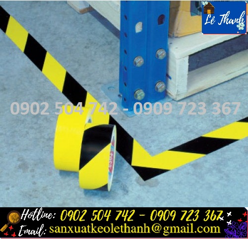 Giới thiệu chung về băng keo dán nền và giá sỉ Ứng dụng băng keo dán nền phân chia làn đường, khu vực