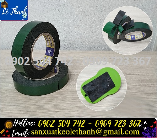 Băng keo mút xốp đen trên móc dán tường Băng keo mút xốp đen trên móc dán tường