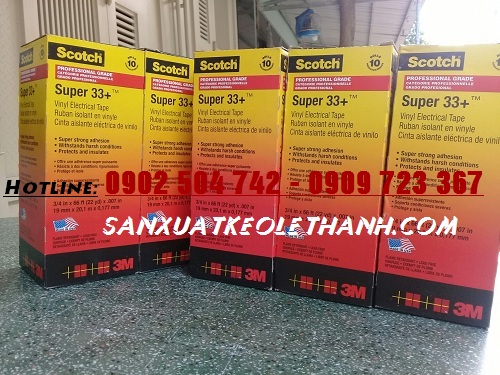 Nha cung cap bang keo dien 3M Scotch Super 33+ chat luong Nha cung cap bang keo dien 3M Scotch Super 33+ chat luong
