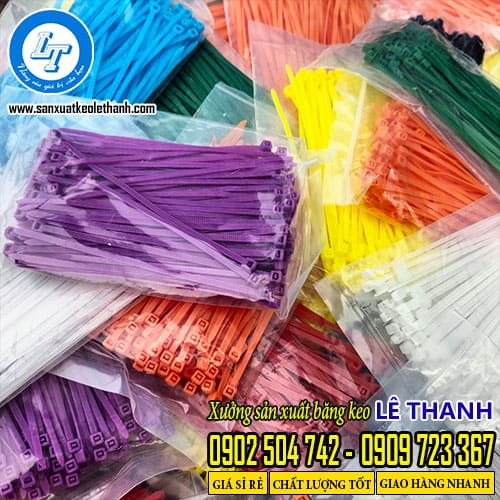 Bán sỉ dây rút nhựa màu 1 tấc theo kg