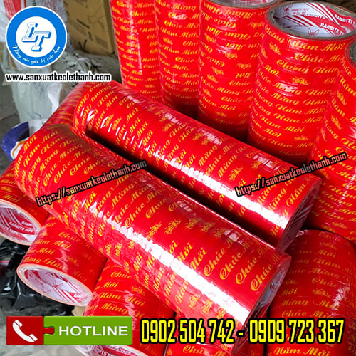 Băng dính chúc mừng năm mới giá sỉ rẻ