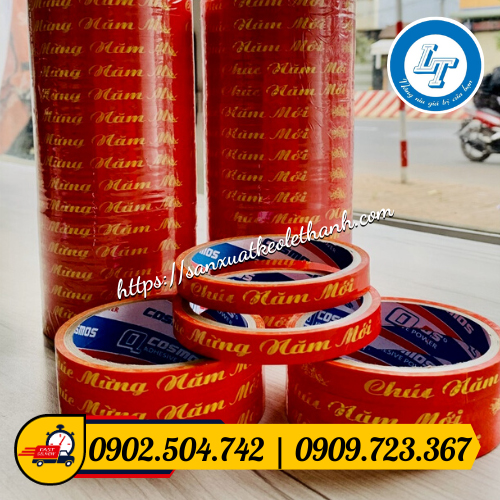 Băng keo chúc mừng năm mới chất lượng Băng keo chúc mừng năm mới chất lượng