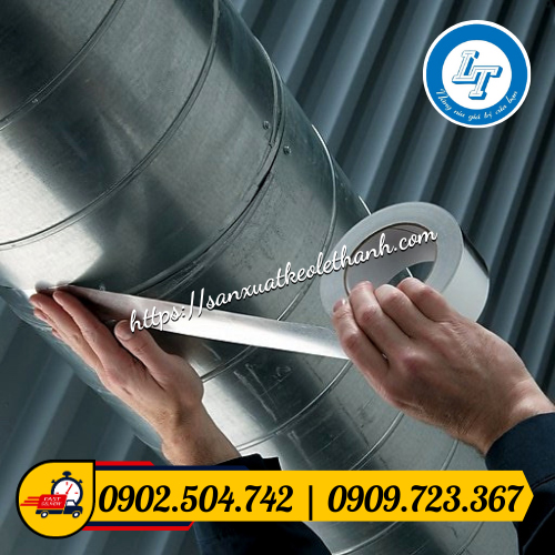 Băng dính nhôm dùng trong điện lạnh điện tử Băng dính nhôm dùng trong điện lạnh điện tử
