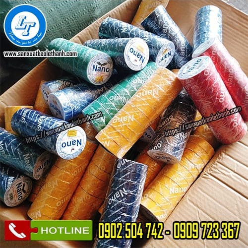 Băng keo cách điện hạ thế chất liệu PVC
