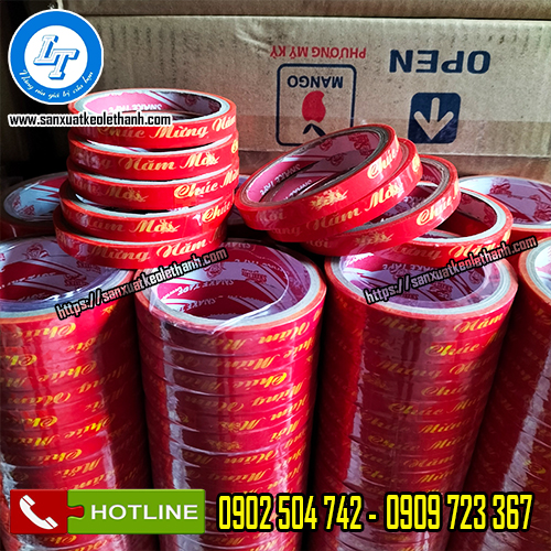Băng keo chúc mừng năm mới chất lượng Băng keo chúc mừng năm mới chất lượng