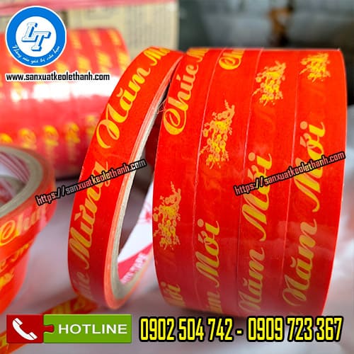 Băng keo chúc mừng năm mới giá bán lẻ 3,500 đ