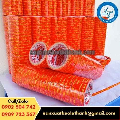 Lê Thanh cung cấp phụ kiện gói quà tết như: băng keo chúc mừng năm mới, giấy kiếng, băng keo trong giá rẻ Lê Thanh cung cấp phụ kiện gói quà tết như: băng keo chúc mừng năm mới, giấy kiếng, băng keo trong giá rẻ