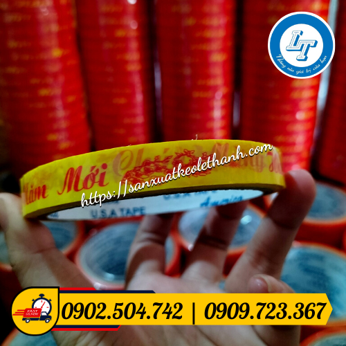 Băng keo chúc mừng năm mới cuộn 1f2 Băng keo chúc mừng năm mới cuộn 1f2