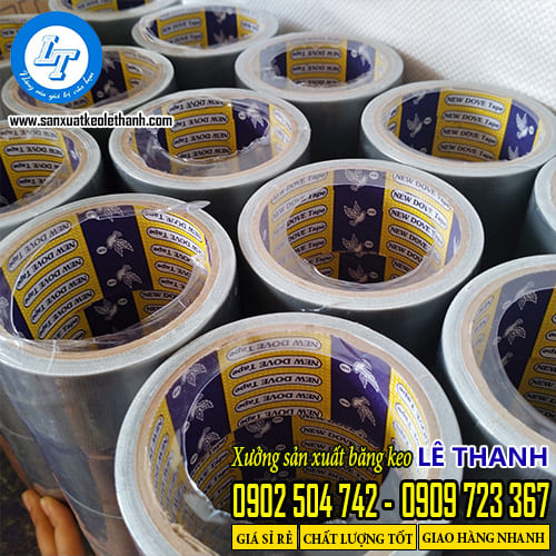 Băng keo vải vá bao bạt có lõi giấy chắc chắn