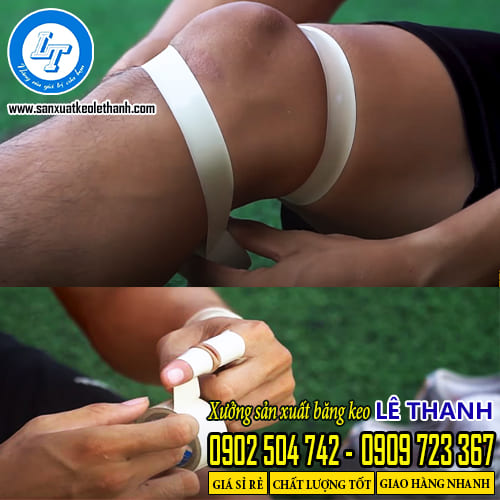 Băng keo đá banh giúp hỗ trợ chấn thương trong thể thao
