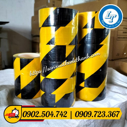 Băng keo dán nền nhà xưởng sọc vàng đen sỉ rẻ Băng keo dán nền nhà xưởng sọc vàng đen sỉ rẻ