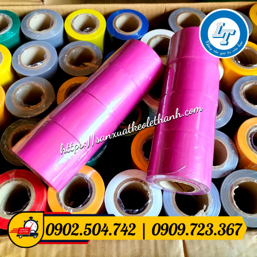 băng keo pvc màu hồng băng keo pvc màu hồng