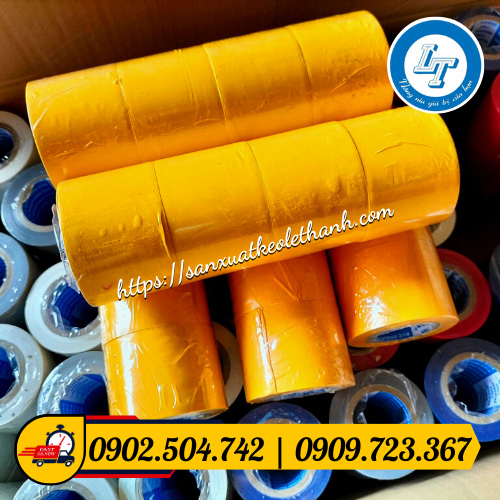 băng keo pvc màu vàng băng keo pvc màu vàng