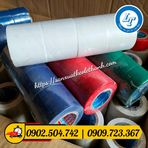 Băng keo PVC đủ màu Băng keo PVC đủ màu
