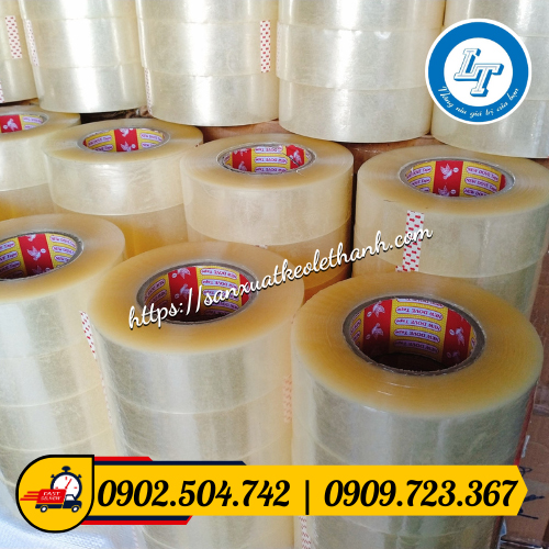 Băng keo trong cuộn to Băng keo trong cuộn to