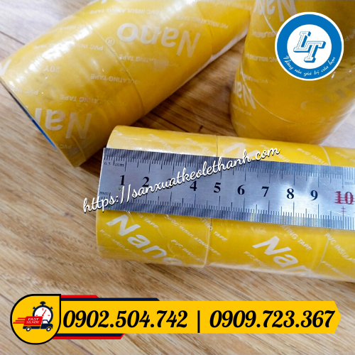 Băng keo điện 5f màu vàng Băng keo điện 5f màu vàng