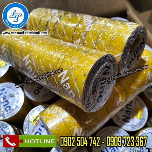 Băng keo cách điện nano màu vàng