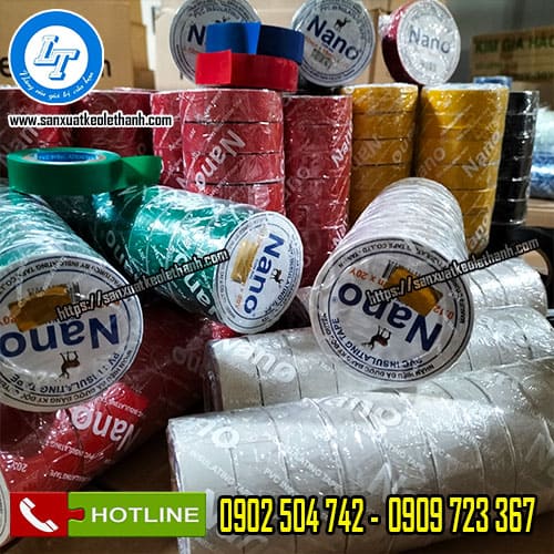 Băng keo cách điện đủ màu, bắt mắt