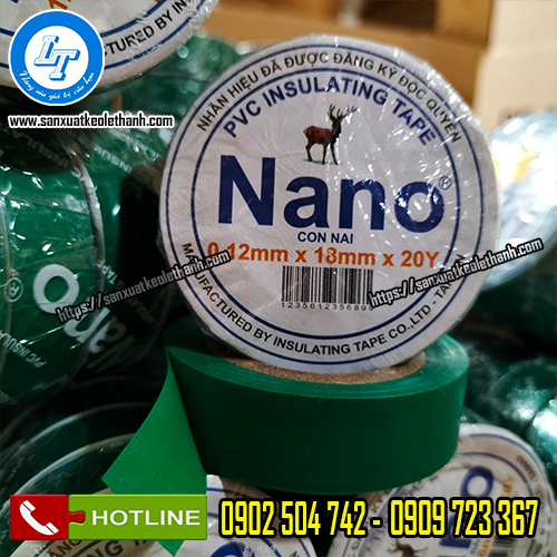 Băng keo cách điện nano 1f2 Băng keo cách điện nano 1f2