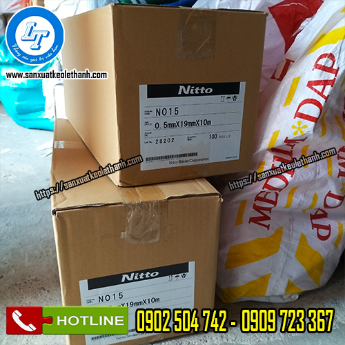 Băng keo điện nitto đóng thùng 100 cuộn Băng keo điện nitto đóng thùng 100 cuộn