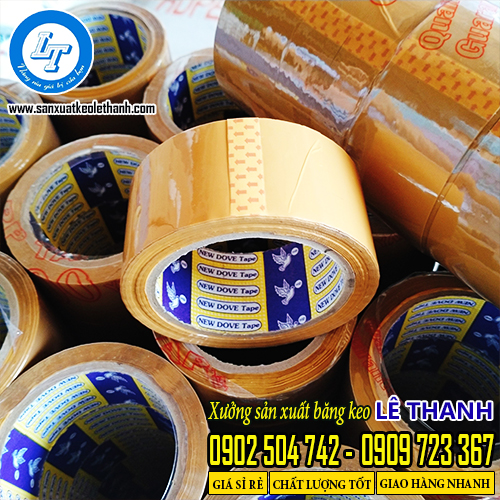 Băng keo đục dán thùng xốp