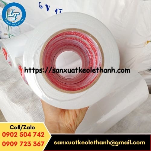 Băng keo hai mặt 4f8 quy cách 2,5 kg 1 cây Băng keo hai mặt 4f8 quy cách 2,5 kg