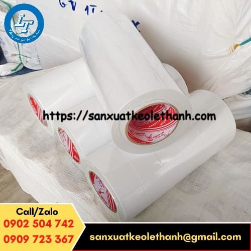 Băng keo hai mặt 4f8 quy cách 2,5 kg 1 cây Băng keo hai mặt 4f8 quy cách 2,5 kg