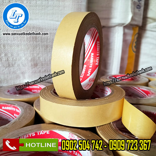 Băng keo giấy da bò trơn 2f4