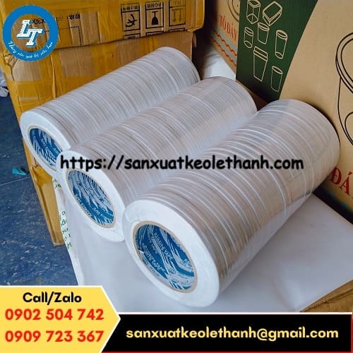 Băng keo hai mặt 5 li Băng keo hai mặt 5 li