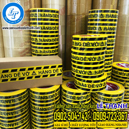 Băng keo hàng dễ vỡ giúp đóng gói hàng hóa