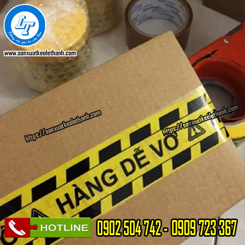 Băng keo hàng dễ vỡ chuyên dùng để gói hàng Băng keo hàng dễ vỡ chuyên dùng để gói hàng