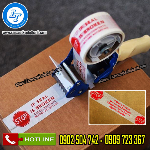 Băng keo chữ Stop chất lượng được ứng dụng trong nhiều lĩnh vực