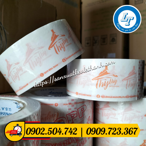 băng keo in logo nền màu trắng băng keo in logo nền màu trắng
