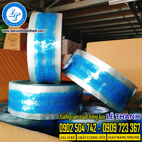 Sản xuất băng keo in logo trong suốt theo yêu cầu