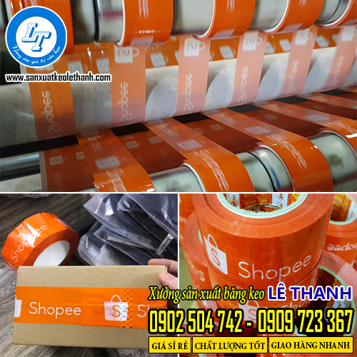 Băng keo logo mang thương hiệu đến với khách hàng
