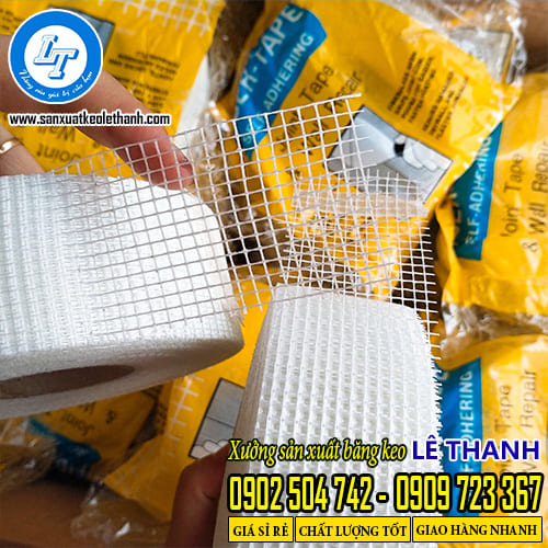 Băng keo lưới thi công trần thạch cao
