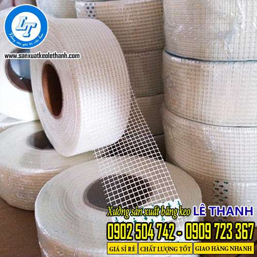 Băng keo lưới thi công trần thạch cao