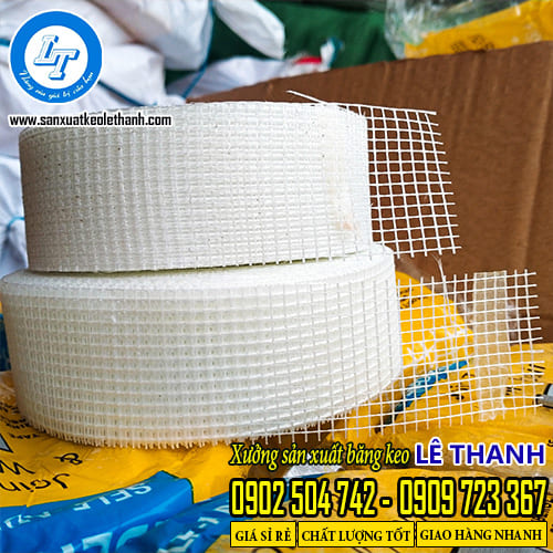 Băng keo lưới thi công trần thạch cao chất lượng