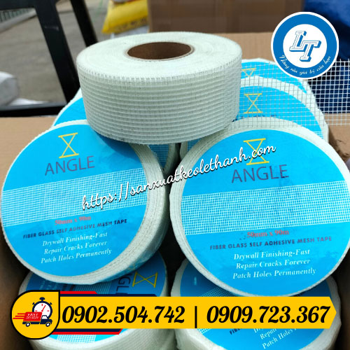 Băng keo lưới trần thạch cao hiệu Angle Băng keo lưới trần thạch cao hiệu Angle