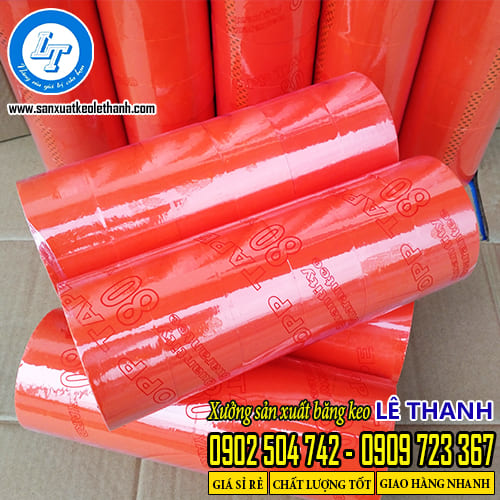 Băng keo màu cam hàng khách đặt