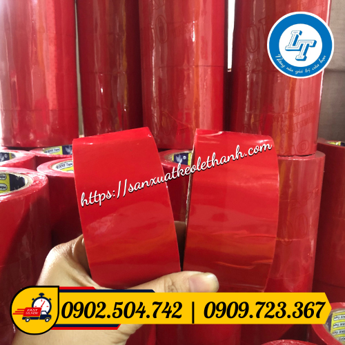 Băng keo màu đỏ Băng keo màu đỏ