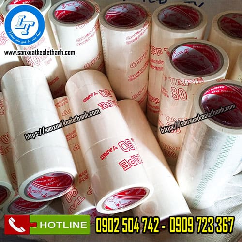Băng keo màu trắng giá sỉ rẻ tại xưởng