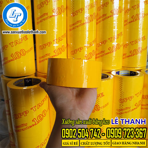 Băng keo màu vàng