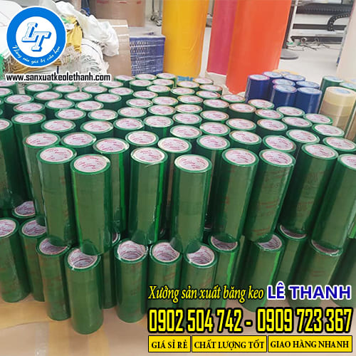 Băng keo dán thùng xốp xanh lá chất lượng giá rẻ